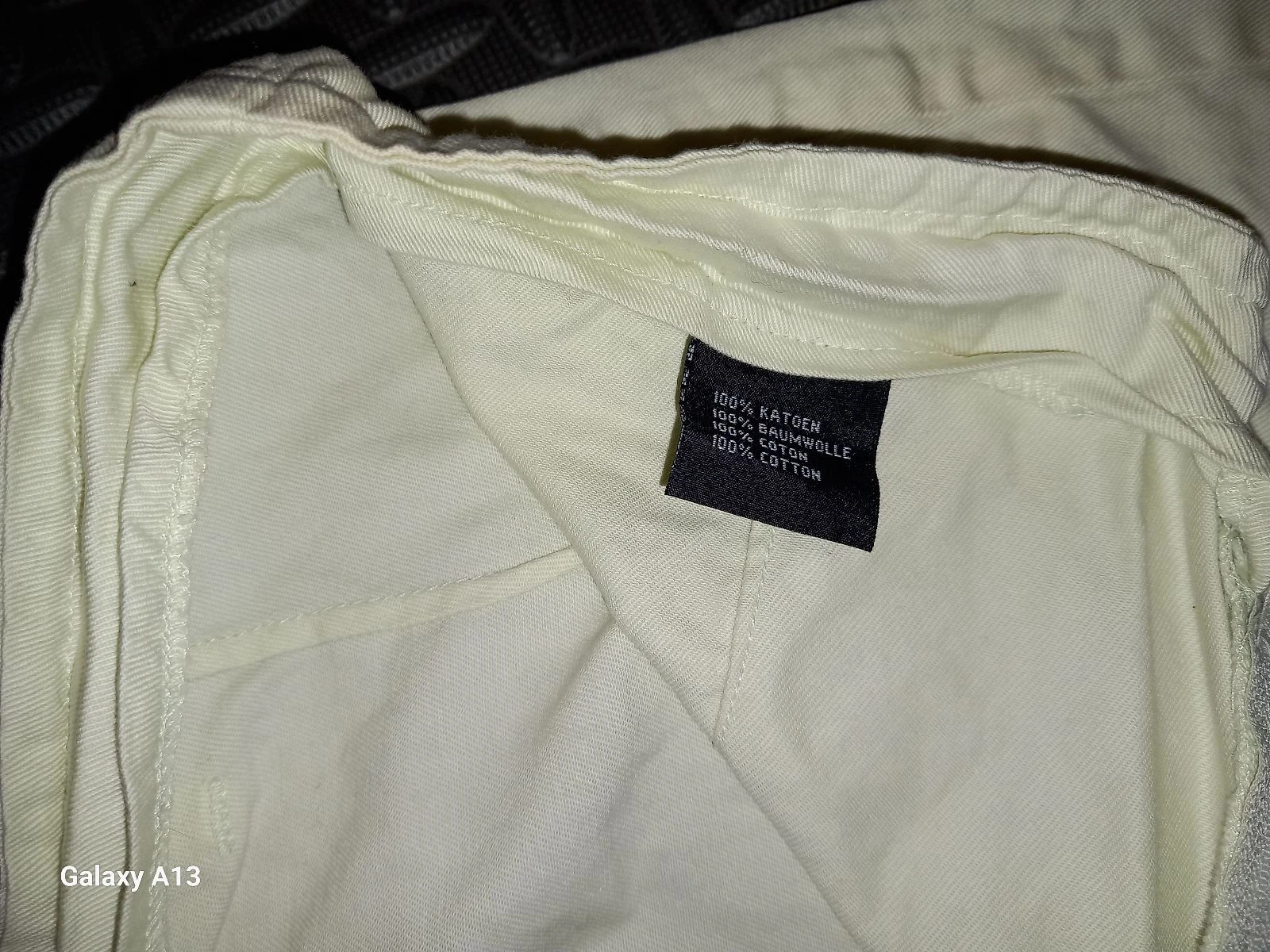 Falda corta tipo portafolios blanca vintage Cicerone – Talla S (100% Algodón) – photo 4